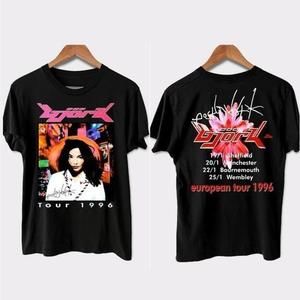 Bjork Post European Tour 1996 Tshirt Bjork Tour 96 Tshirt Bjork Tshirt